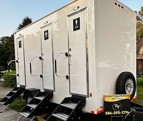 Portable Bathroom Trailer Rentals In Michigan